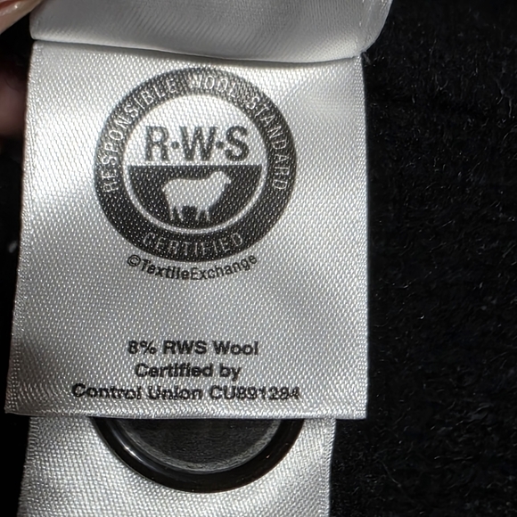 EVERLANE BLACK BUTTON-FRONT COTTON WOOL ALPACA BLEND COCOON CARDIGAN SZ S - Picture 14 of 15